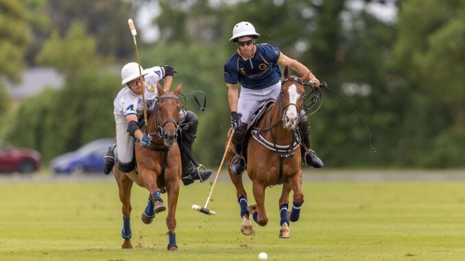 King Power's Tommy Beresford v La Magdeleine's Min Podesta 2025 copyright Pablo Ramirez