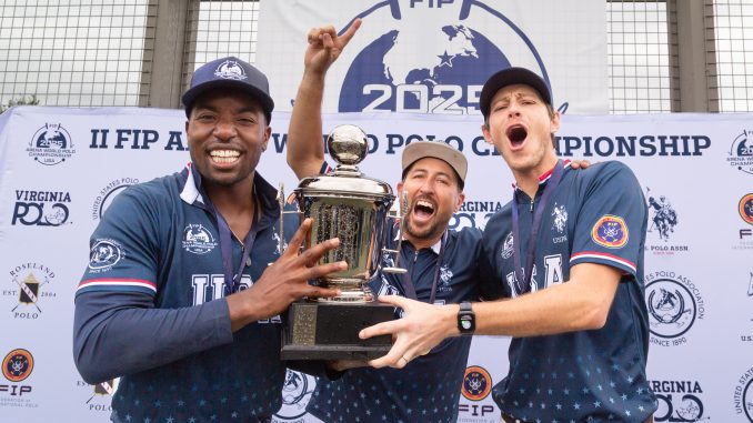 2025 II FIP Arena World Polo Champions_ USA- Kareem Rosser, Jared Sheldon, Patrick Uretz. ©Oana Moore (1)